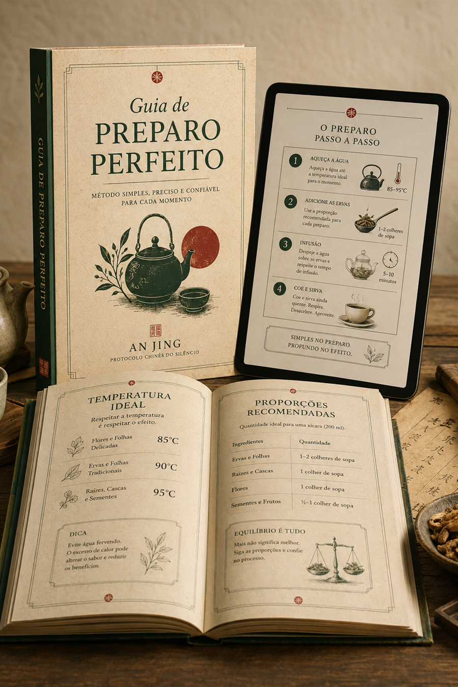 Guia de Preparo Perfeito com parâmetros e passo a passo de preparo