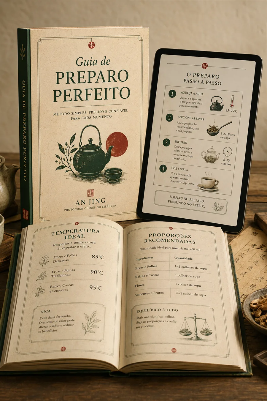 Guia de Preparo Perfeito com parâmetros e passo a passo de preparo