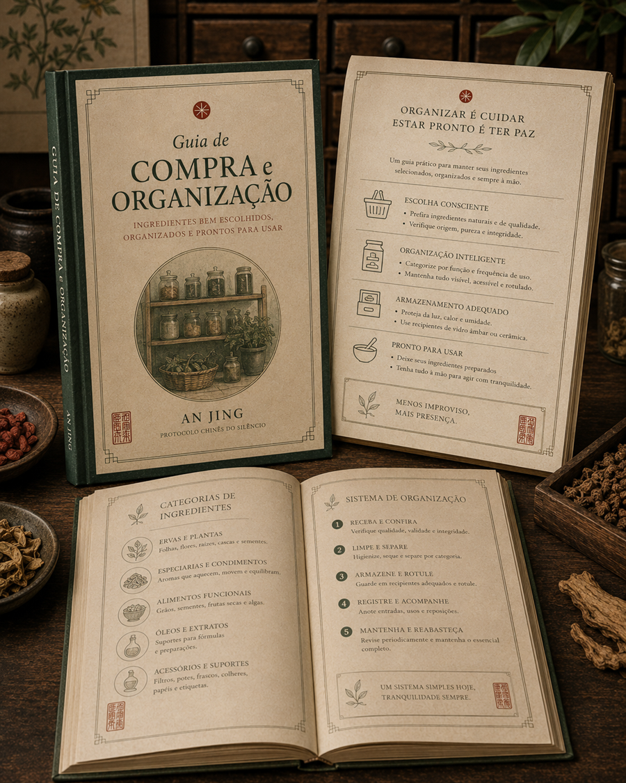 Guia de Compra e Organização das Ervas do AN JING